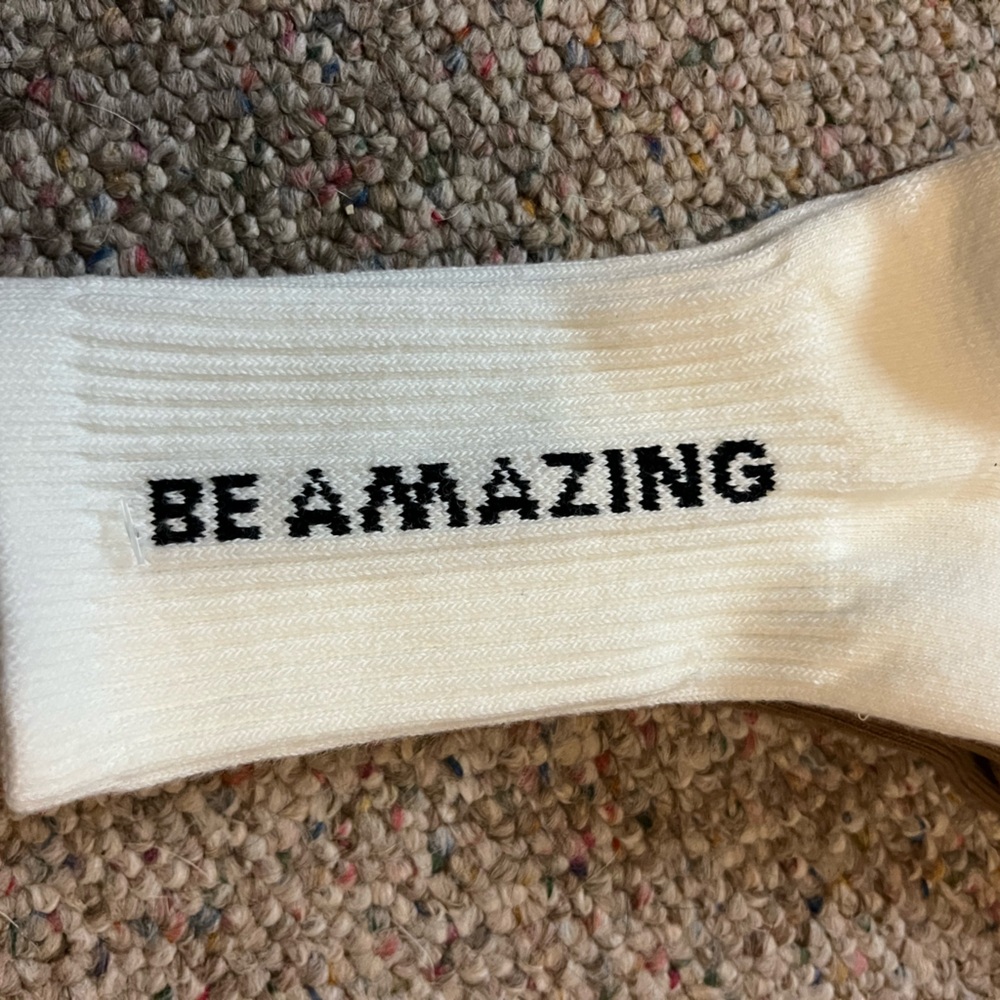 🆕 Balance Collection BE AMAZING  Grip Socks 2 Pack - Picture 3 of 10